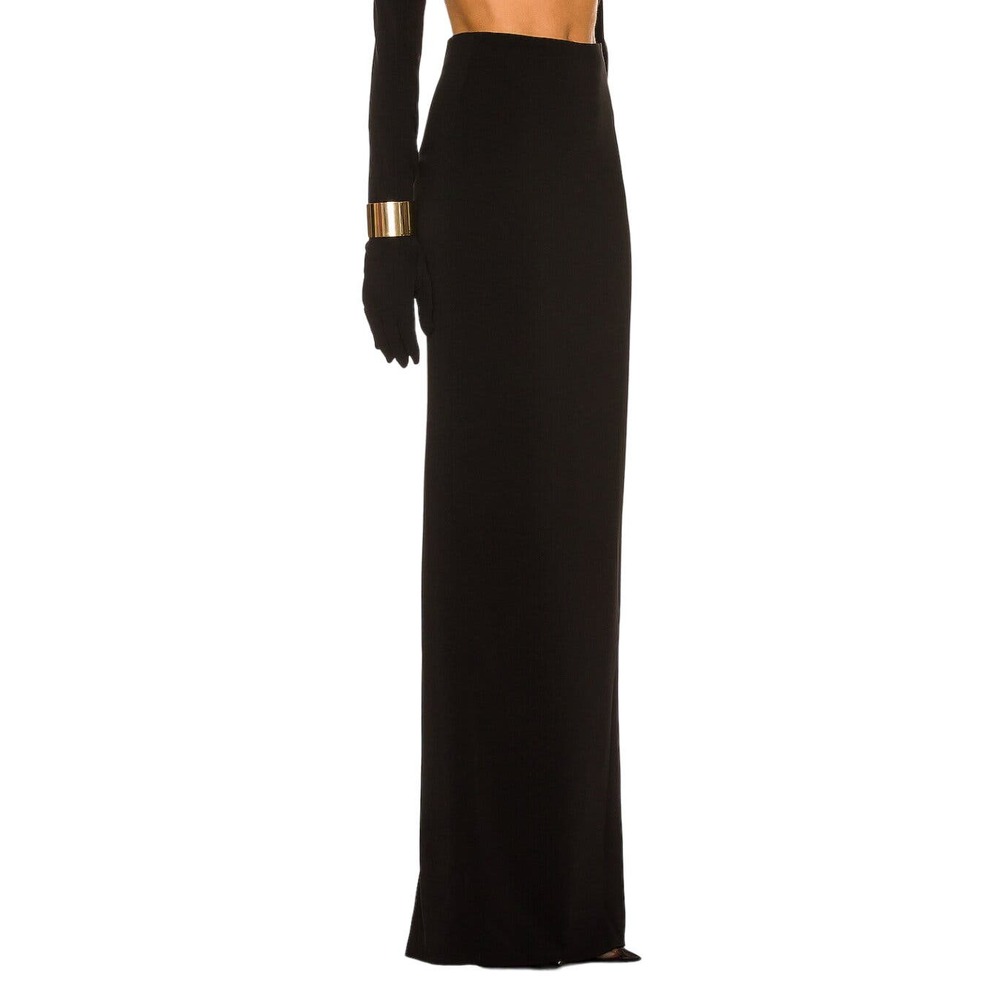 Monot Column Skirt Black - Picture 3 of 12